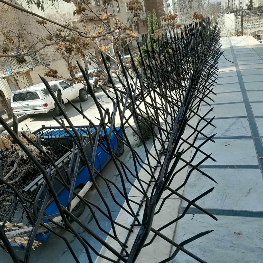 سپر ضد صعود دیوار با رنگ کوره ای مقاوم