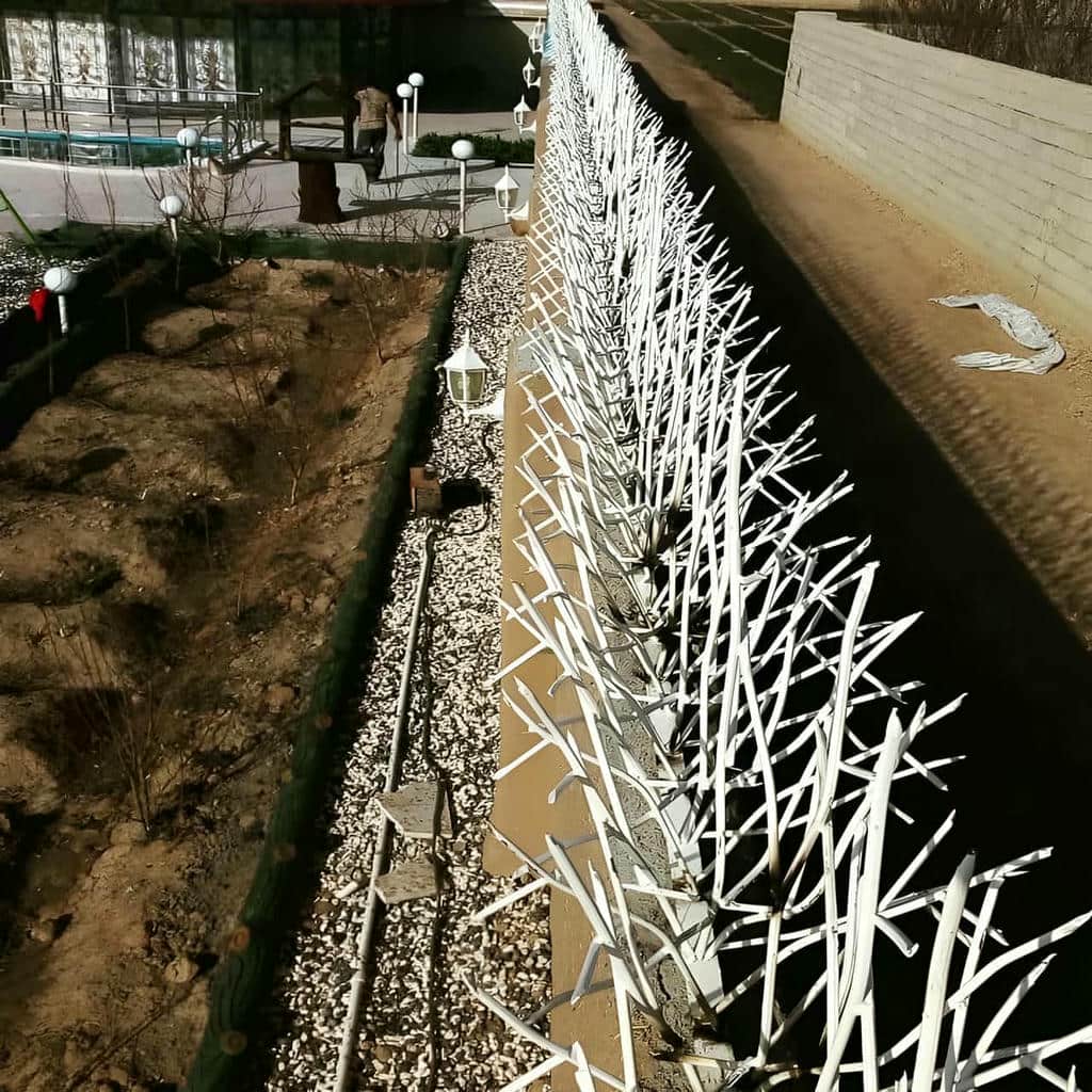 نرده آهنی دیوار با وزن متریال مقاوم