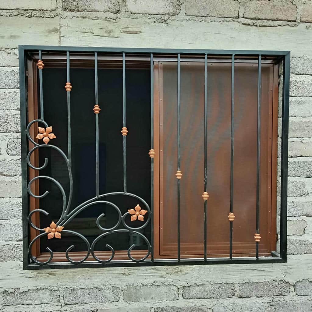 حفاظ پنجره فرفورژه با نرده پنجره منظم