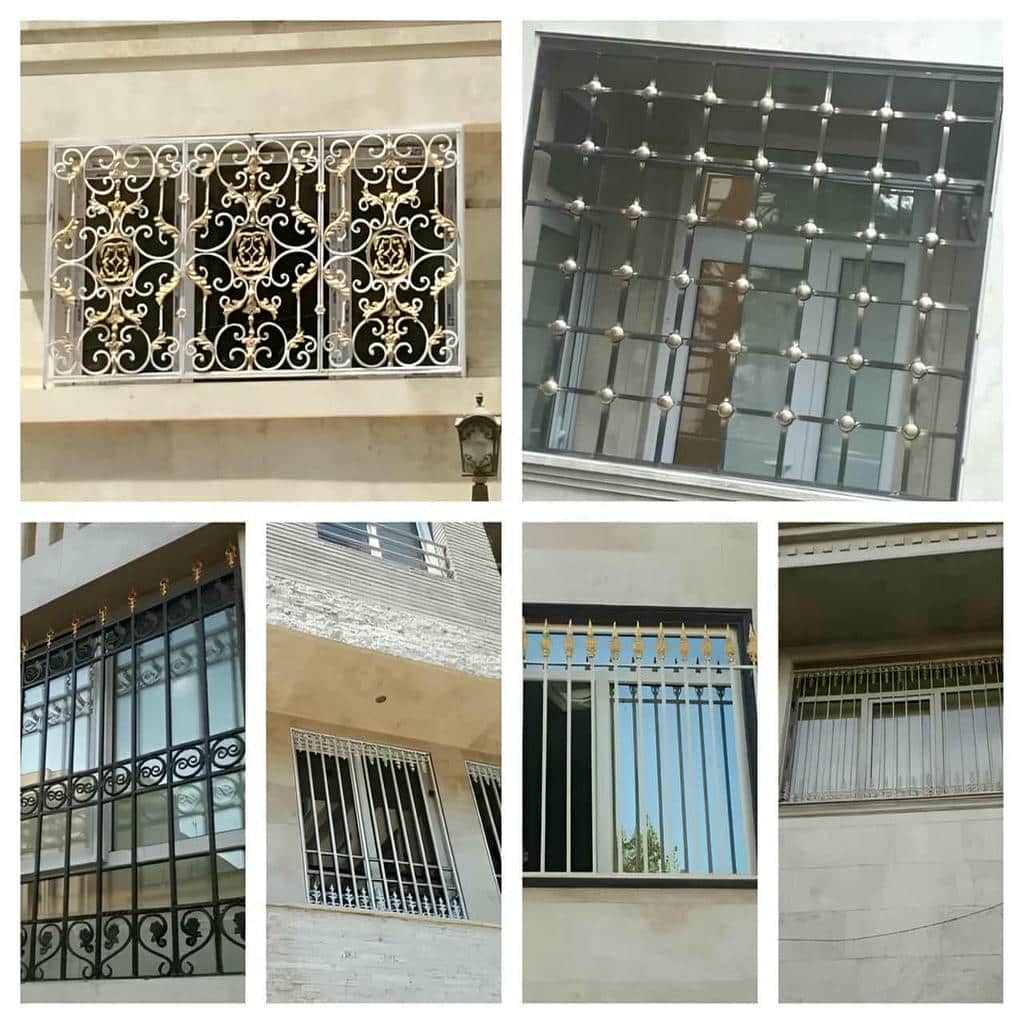 حفاظ پنجره بازشو و متحرک با جوشکاری تمیز اتصالات