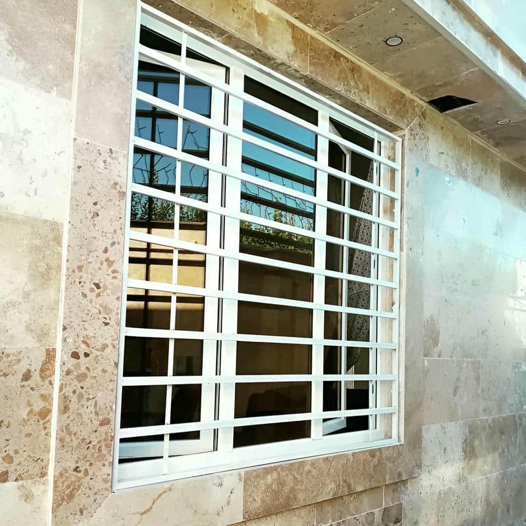 حفاظ پنجره دوجداره با جوشکاری پیوسته اتصالات