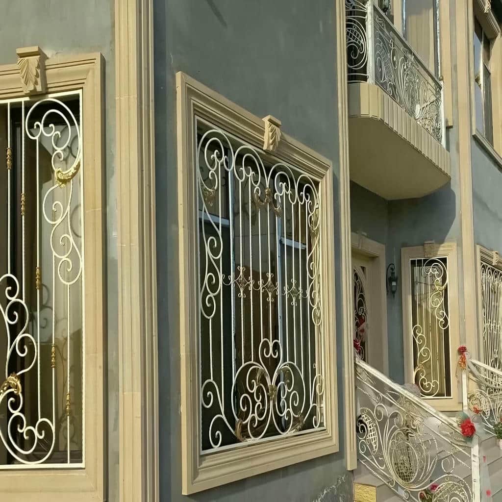 حفاظ پنجره سی ان سی مدرن برای نمای ساختمان