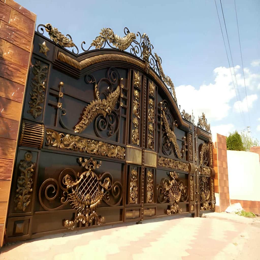 قیمت درب تک لنگه ساده حیاط با چهارچوب تراز