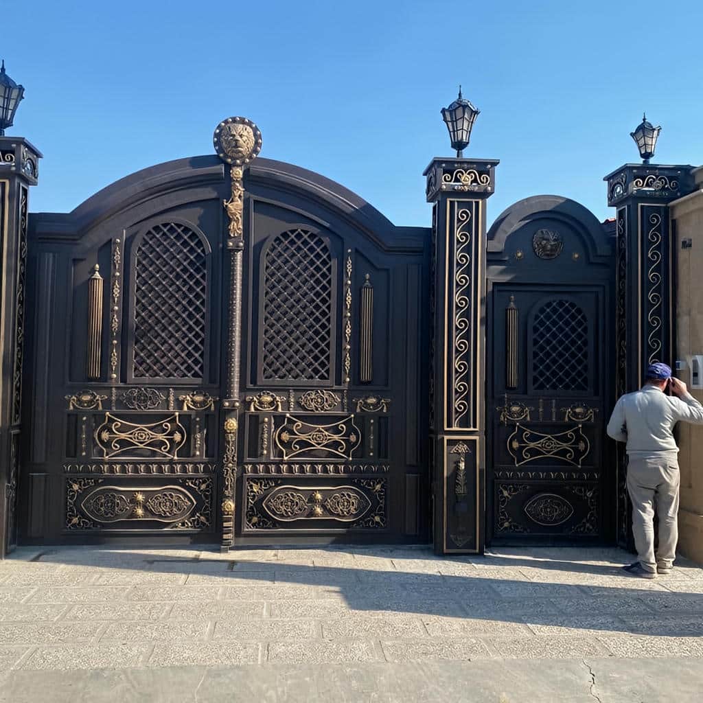 قیمت درب فرفورژه ویلایی لوکس