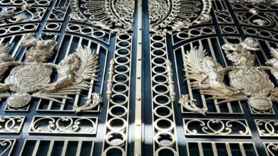 قیمت نصب استاندارد درب حیاط