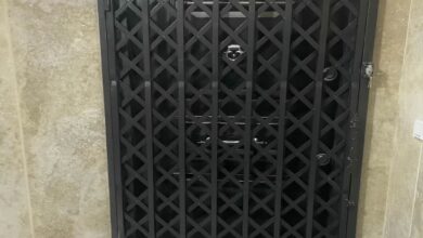 حفاظ آکاردئونی با قفل توکار ایمن