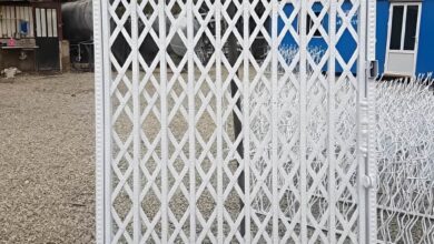 حفاظ آکاردئونی دو جداره برای فضاهای تجاری و اداری پرتردد