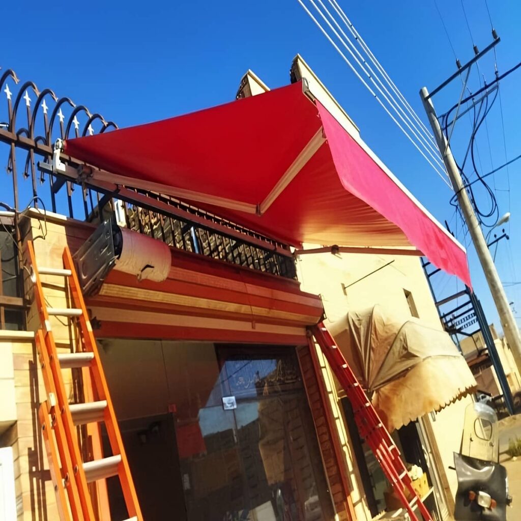 چادر برقی هنگام بررسی کیفیت پوشش