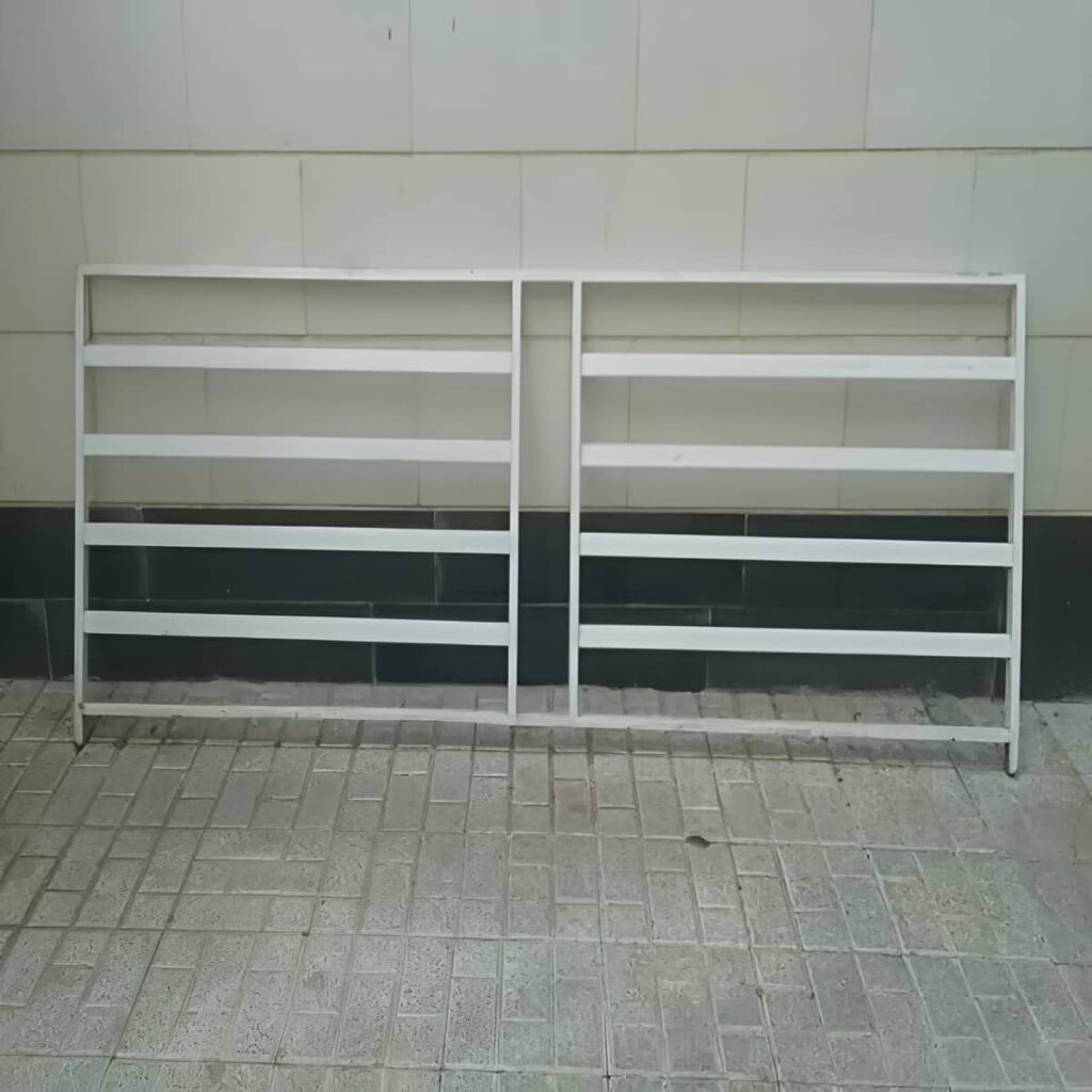 نرده بالکن آهنی با پوشش مقاوم برای فضای باز