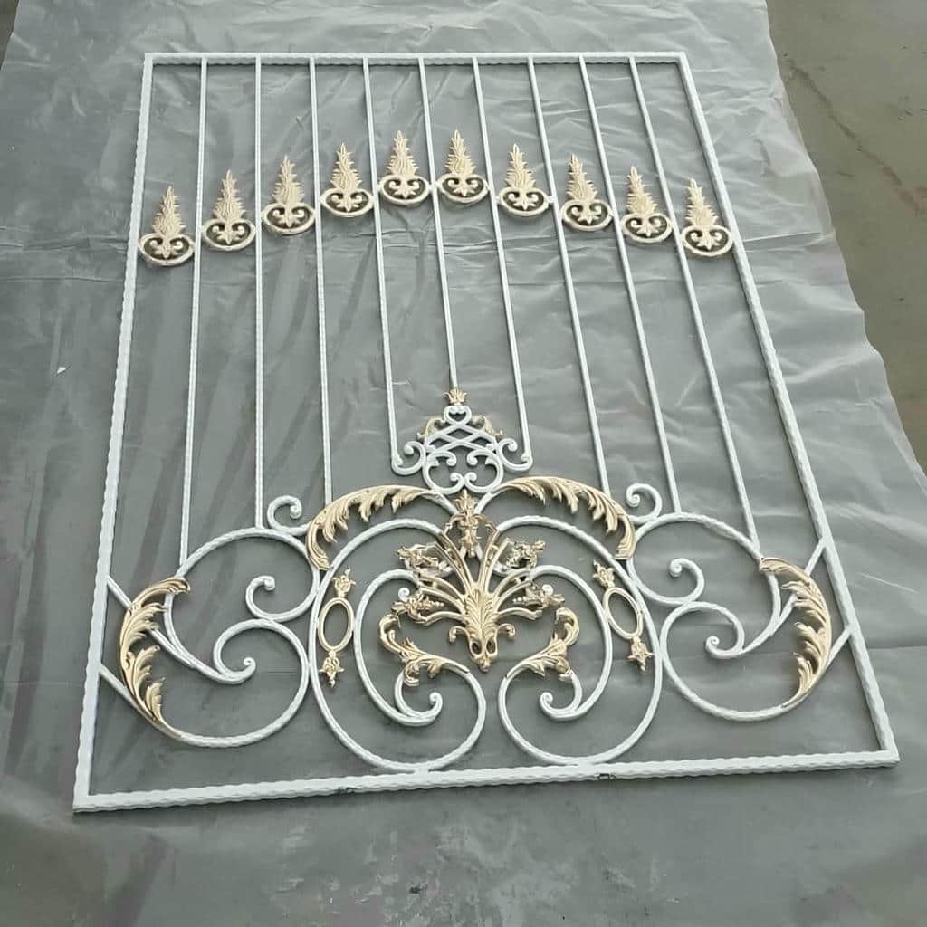 حفاظ پنجره فرفورژه با جوشکاری تمیز اتصالات