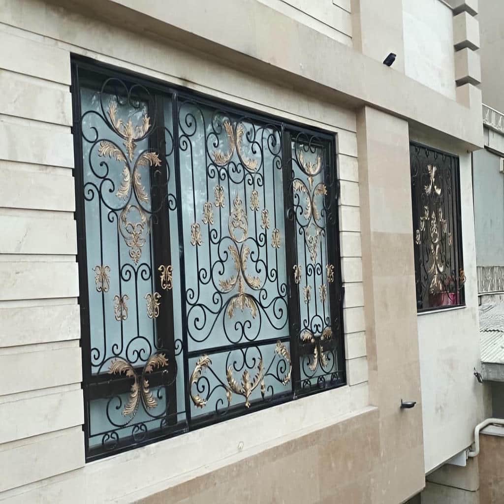 حفاظ پنجره گلنرده با پوشش رنگی مقاوم