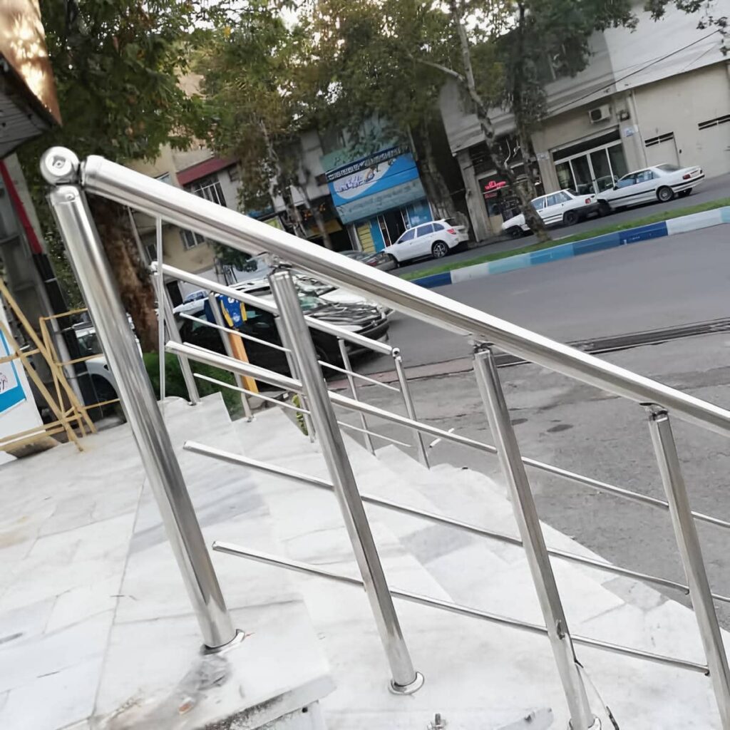 نرده استیل بالکن مدرن مناسب نمای ساختمان نرده استیل بالکن مدرن مناسب نمای ساختمان