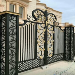 درب آهنی با پروفیل فلزی مقاوم