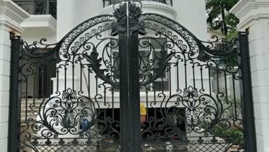 درب آهنی ساختمان مسکونی با چهارچوب مقاوم