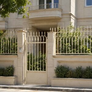 حفاظ دیوار شاخ گوزنی با شاخه های متراکم فلزی