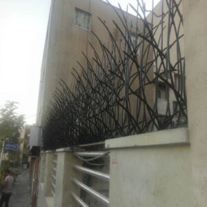 حفاظ نیزار فلزی با شاخه های متراکم برای دیوار نوساز
